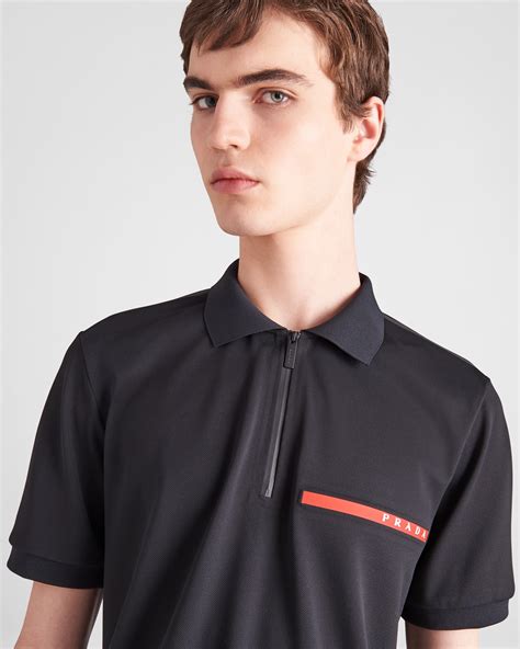 prada black polo|Prada polo shirts for men.